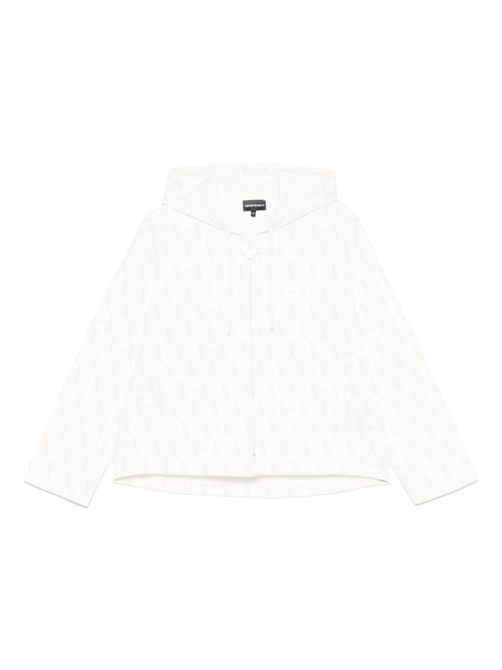 Emporio Armani Allover Logo Hoodie - Emporio Armani - Modalova