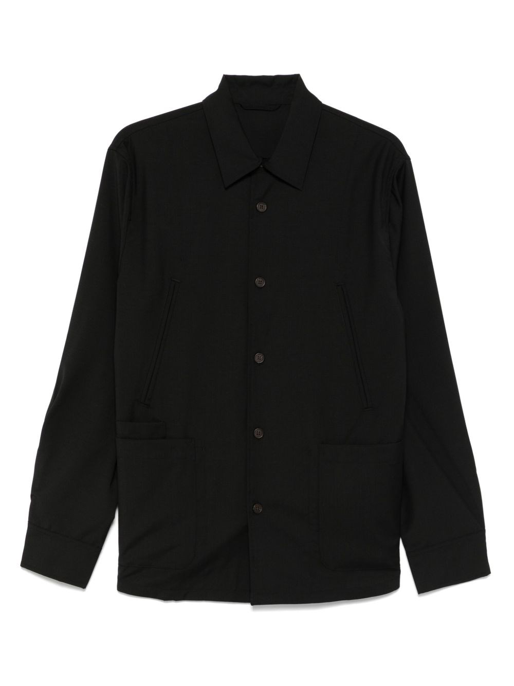 Emporio Armani Wool Shirt Jacket - Emporio Armani - Modalova
