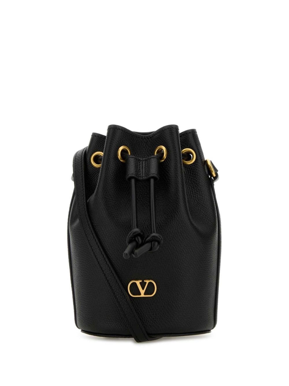 Valentino Garavani Vlogo Signature Mini Leather Bucket Bag