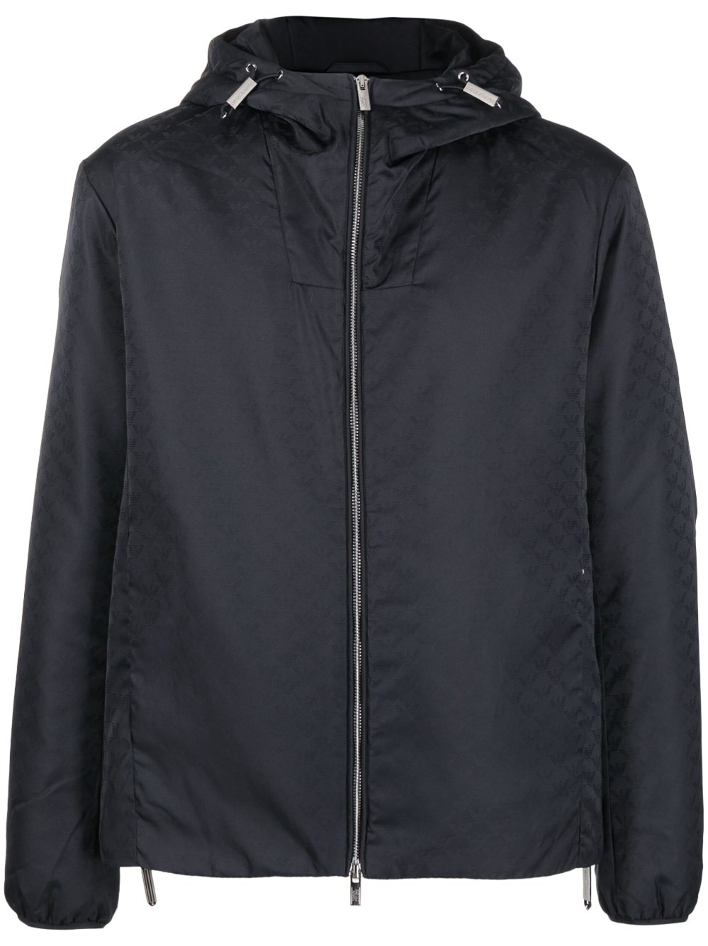 Allover Logo Blouson Jacket - Emporio Armani - Modalova