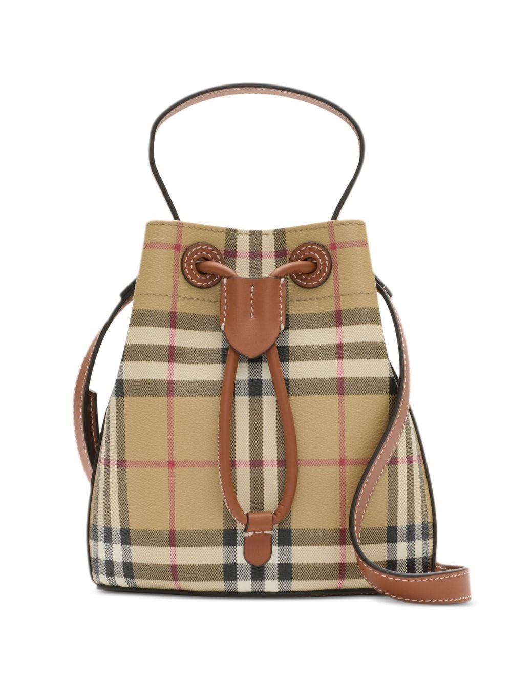 Burberry Check Mini Bucket Bag