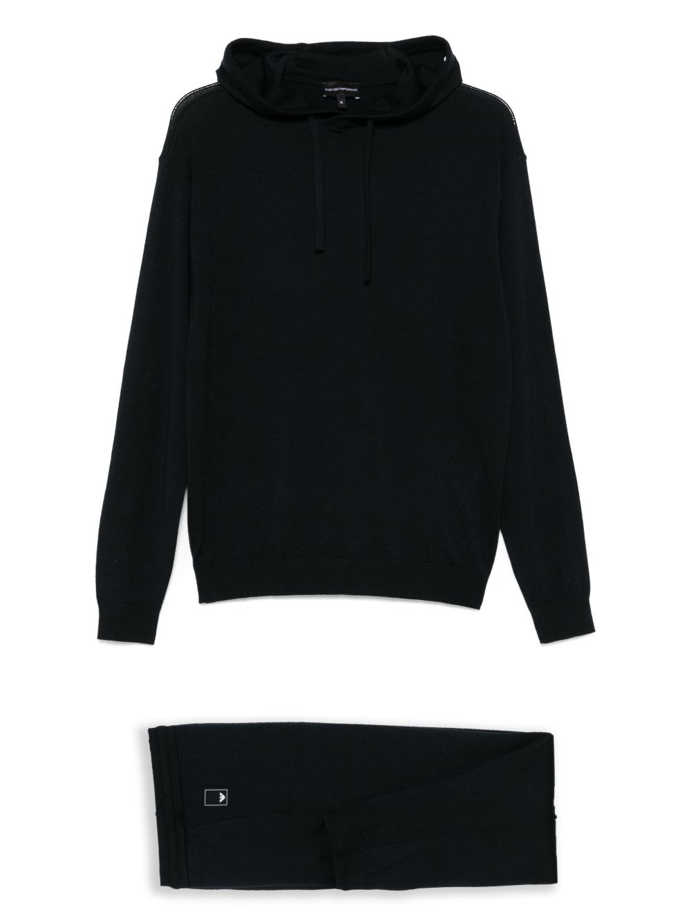 Wool Knitted Jumpsuit - Emporio Armani - Modalova