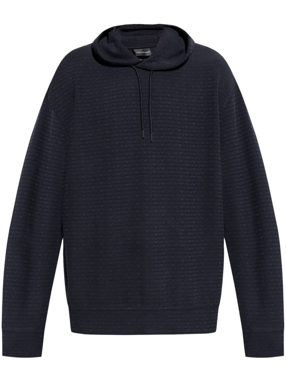 Emporio Armani Allover Logo Hoodie - Emporio Armani - Modalova