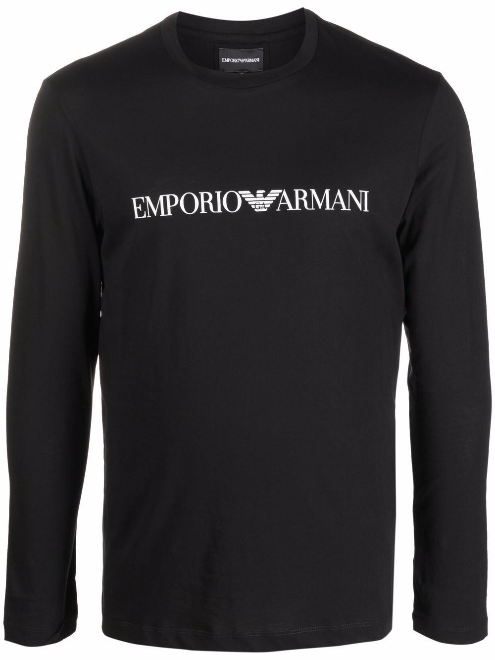 Emporio Armani Logo Cotton T-Shirt - Emporio Armani - Modalova