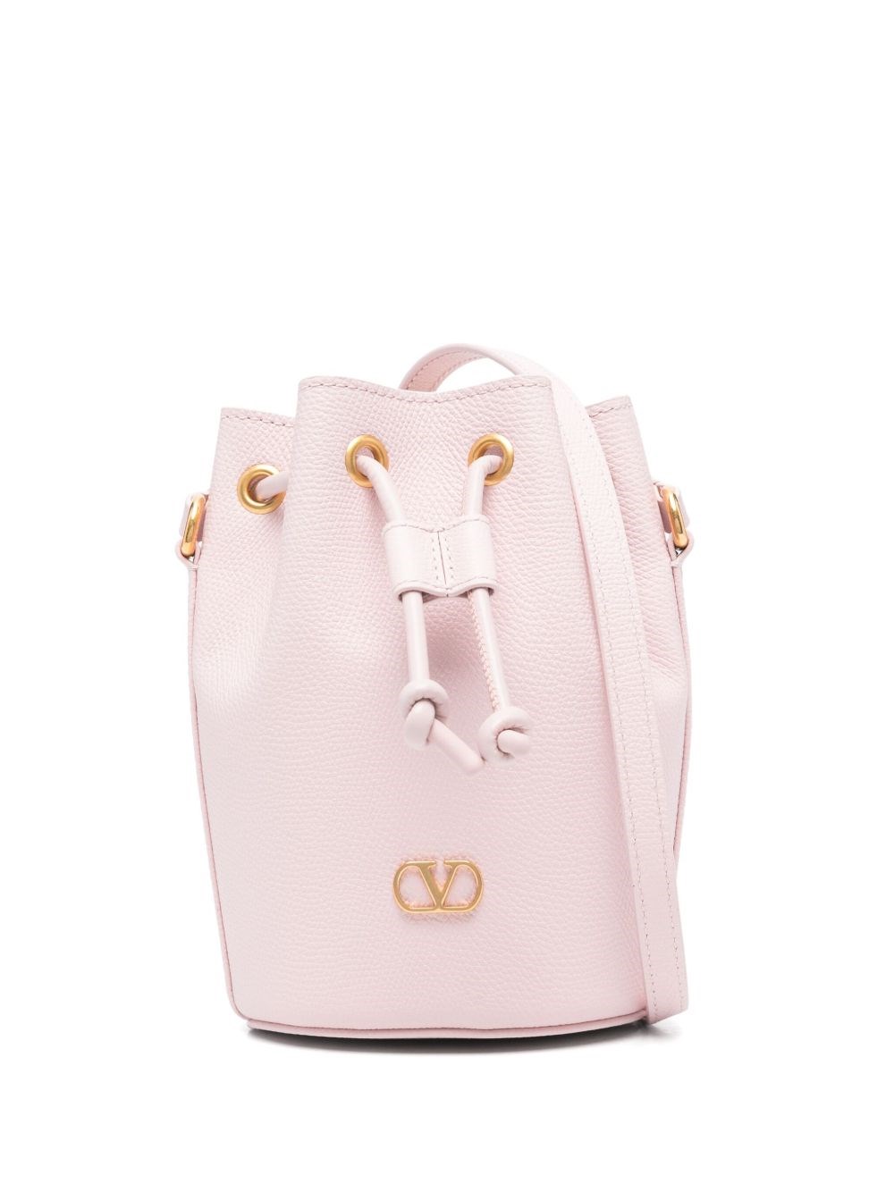 Valentino Garavani Vlogo Signature Mini Leather Bucket Bag