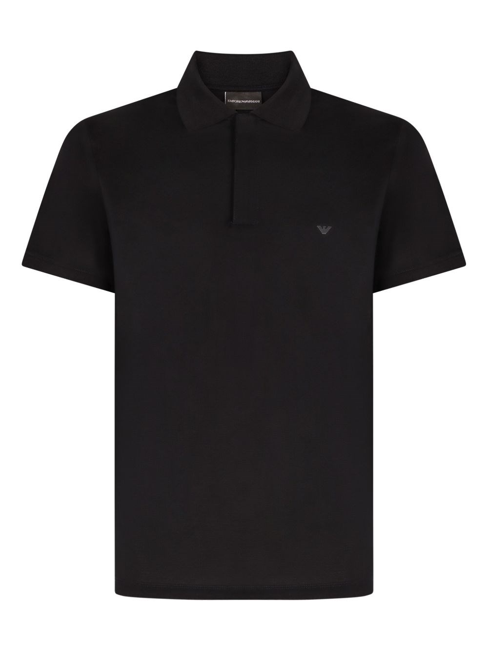 Logo Cotton Polo Shirt - Emporio Armani - Modalova