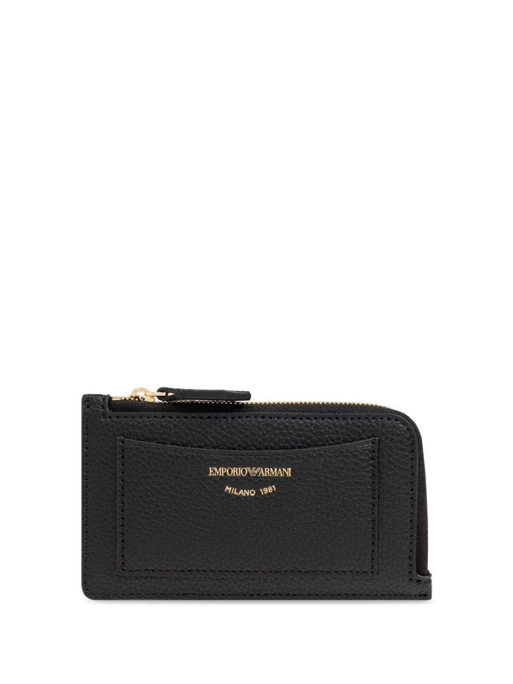 Emporio Armani Textured Rectangle Card Case By Myea