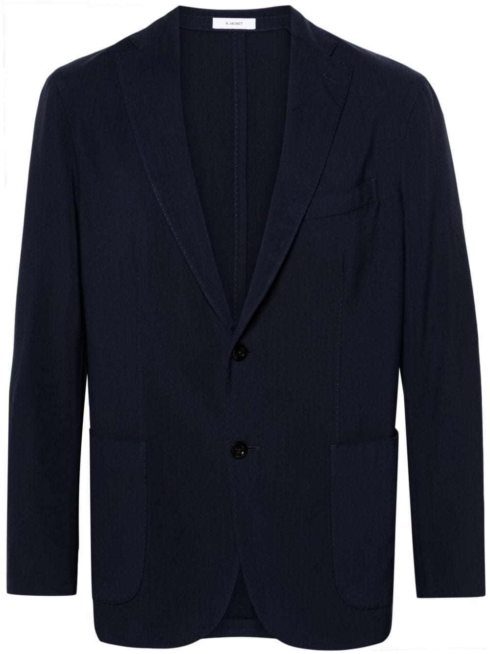 Boglioli Single-breasted Virgin Wool Blazer
