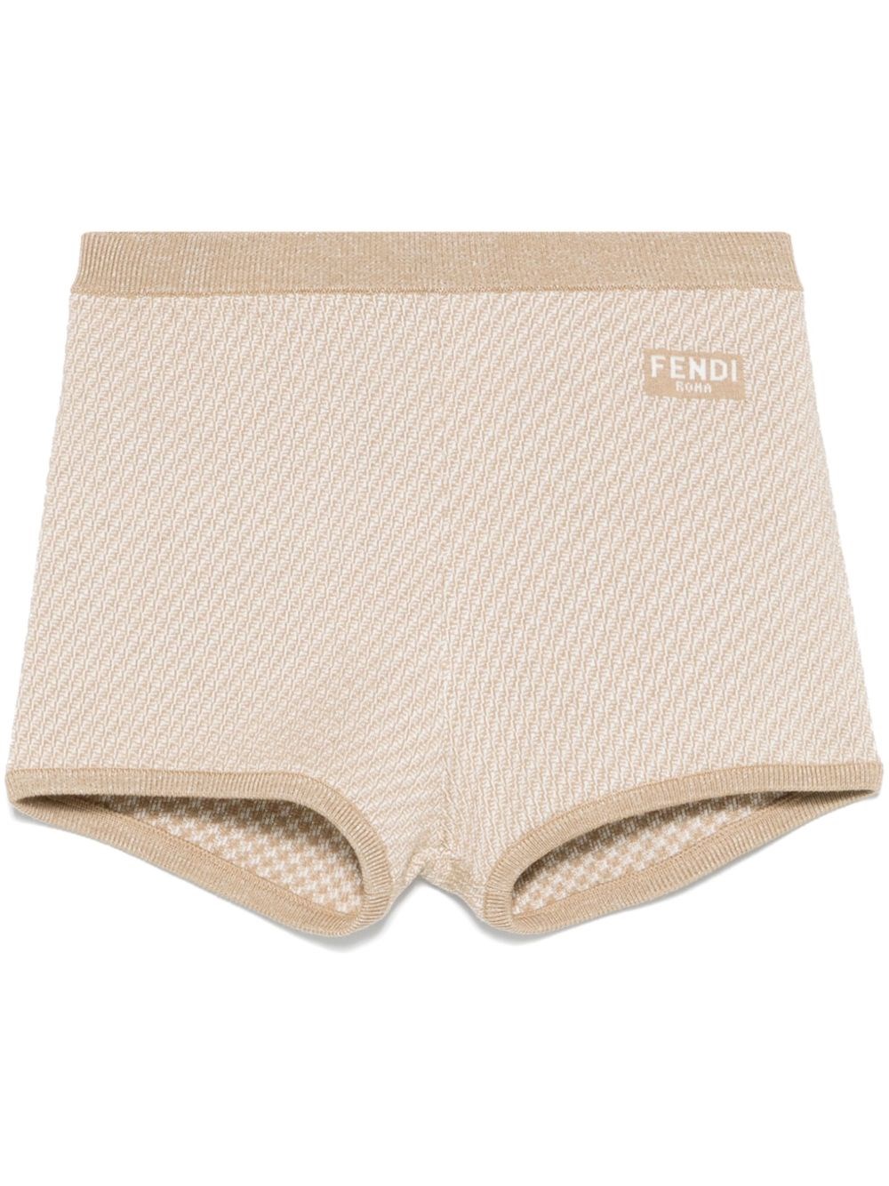 Fendi Ff Wool Shorts