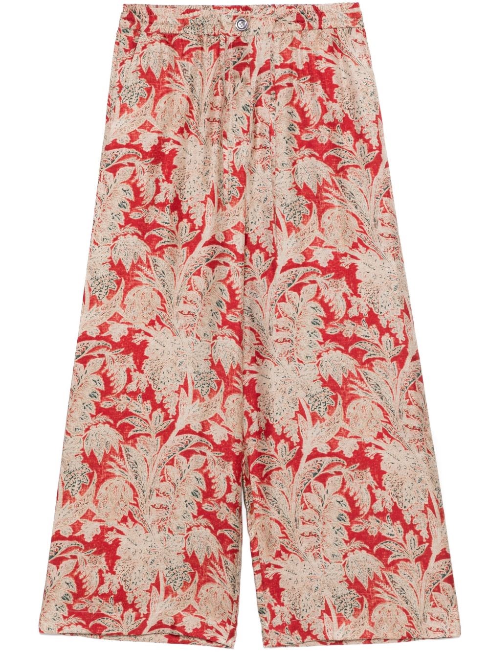 Pierre-louis Mascia Pierre Louis Mascia Printed Silk Trousers