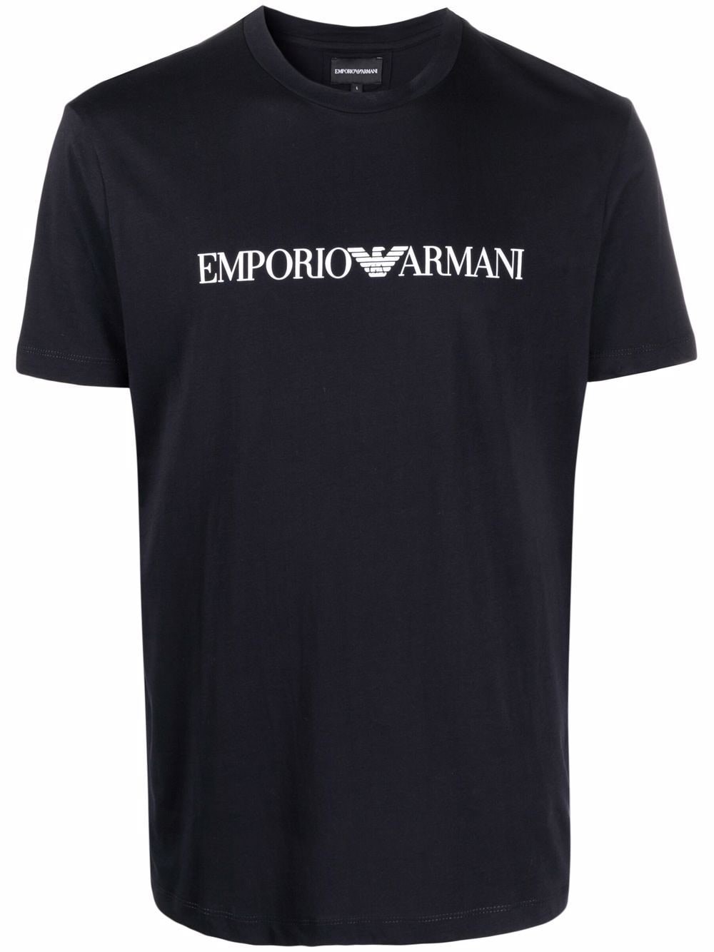 Emporio Armani Logo Cotton T-Shirt - Emporio Armani - Modalova
