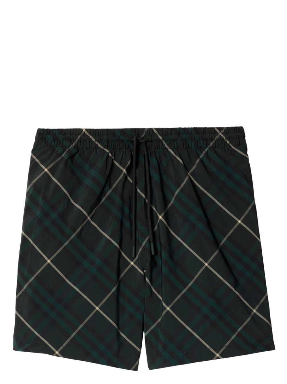Burberry Check-print Drawstring Swim Shorts