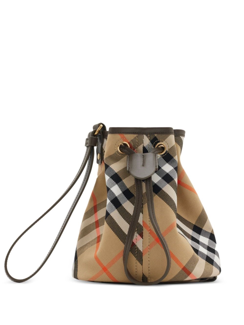 Burberry Check Mini Bucket Bag