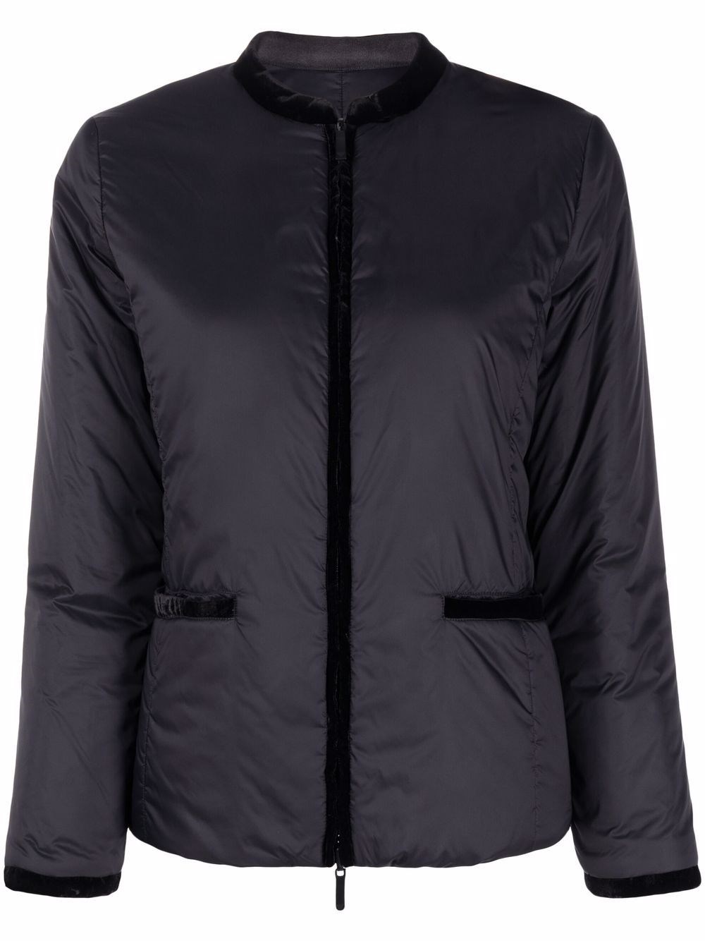 Emporio Armani Nylon Reversible Guru-collared Jacket