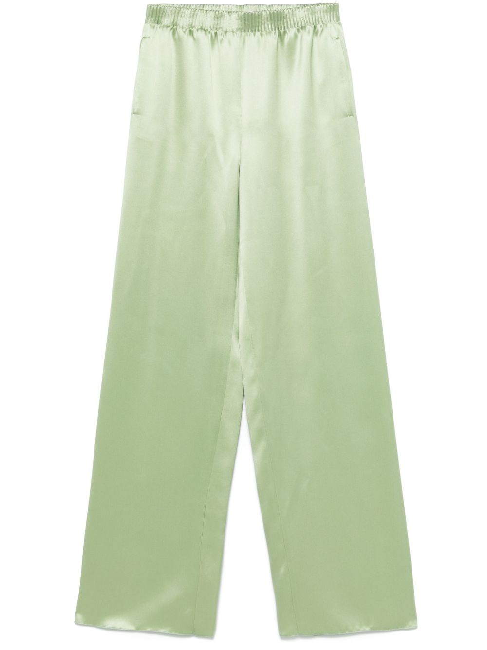 Valentino Silk Wide-Leg Trousers - Valentino - Modalova