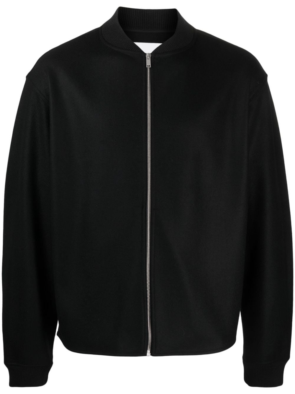 Jil Sander Cardigan Mit Reissverschluss In Black