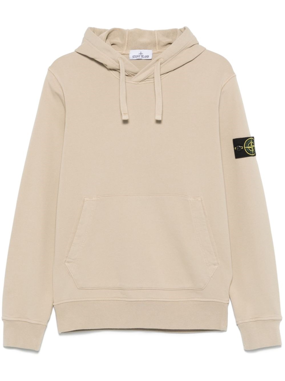 Stone Island Logo Cotton Hoodie - Stone Island - Modalova