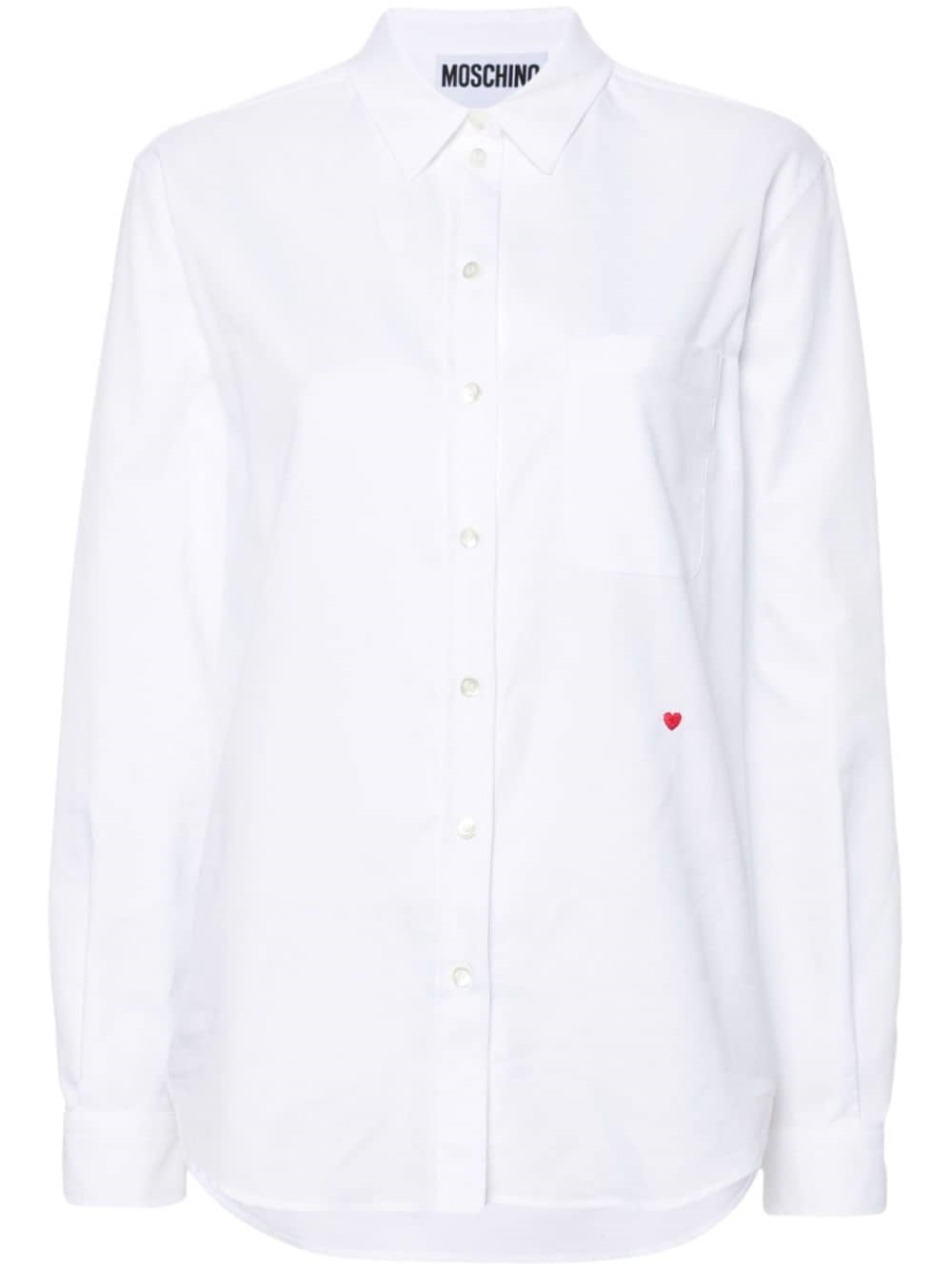 Moschino Cotton Oxford Shirt - Moschino - Modalova