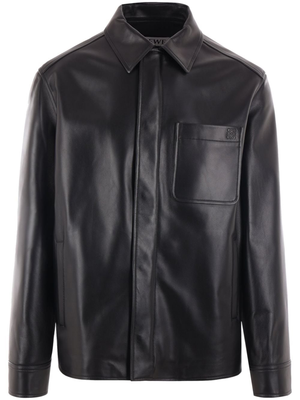 Loewe Nappa Leather Shirt Jacket