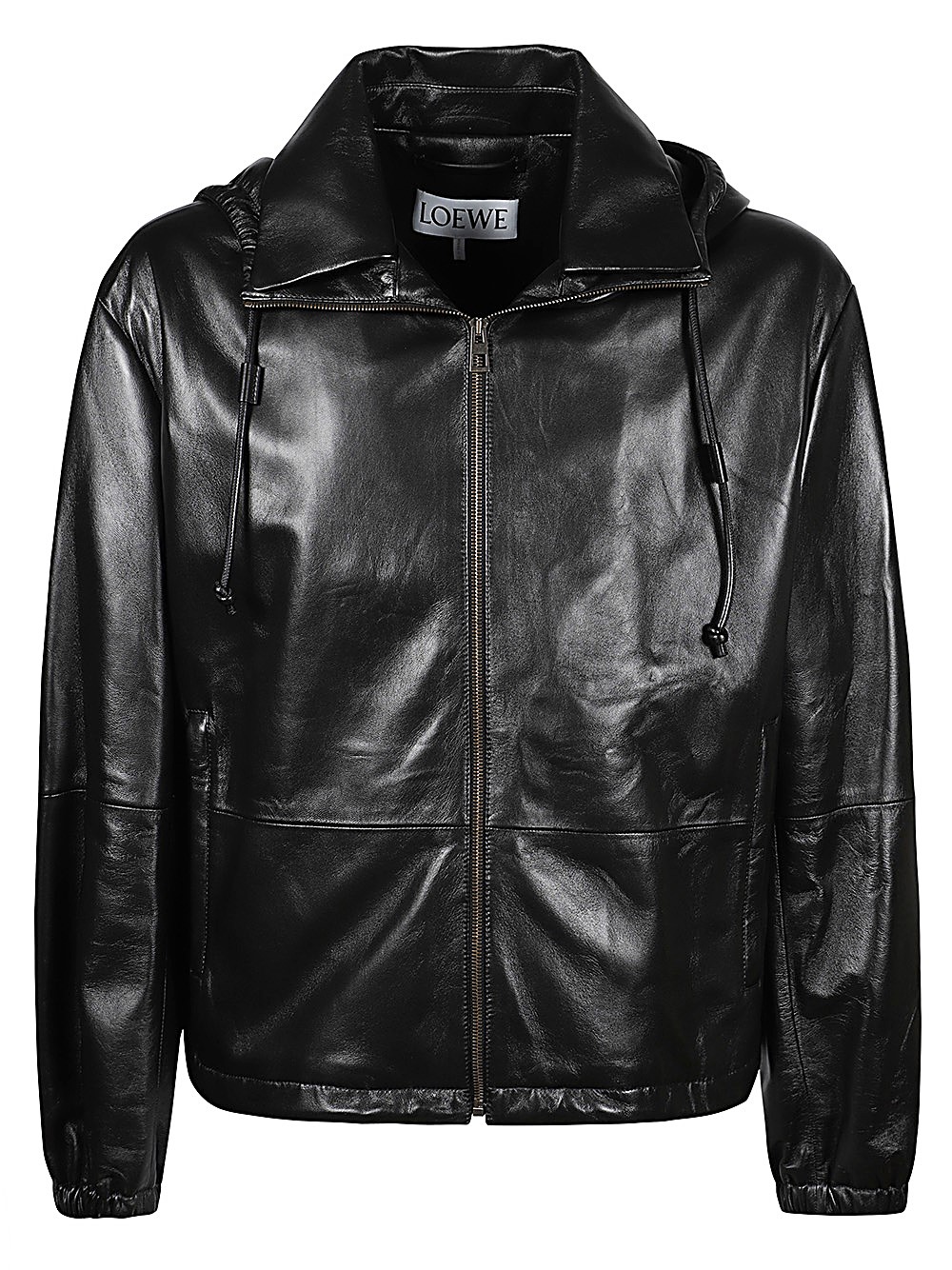 Loewe Leather Hooded Jacket
