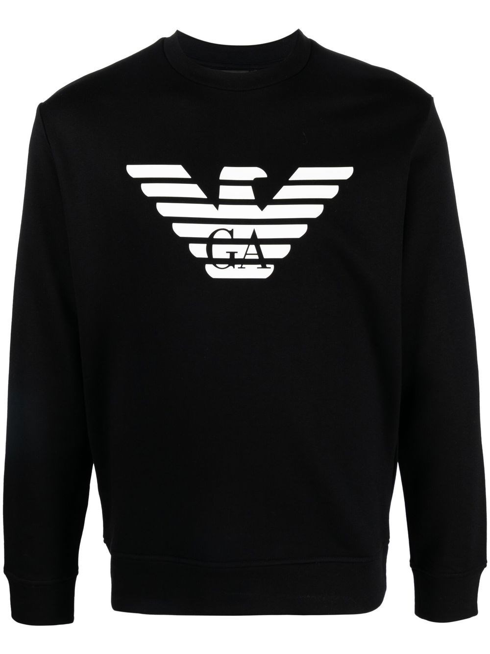 Logo Cotton Sweatshirt - Emporio Armani - Modalova