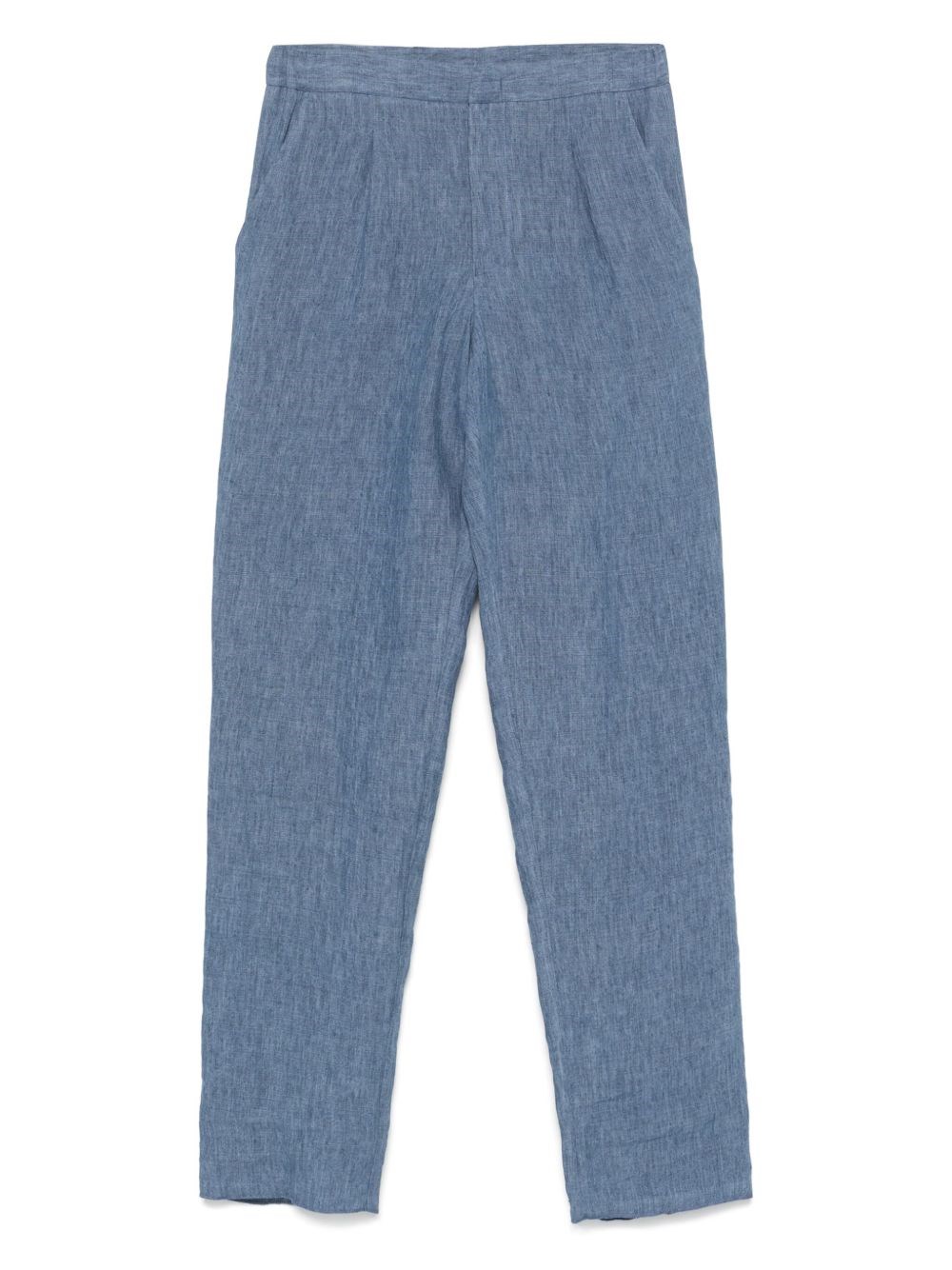 Emporio Armani Linen Trousers - Emporio Armani - Modalova