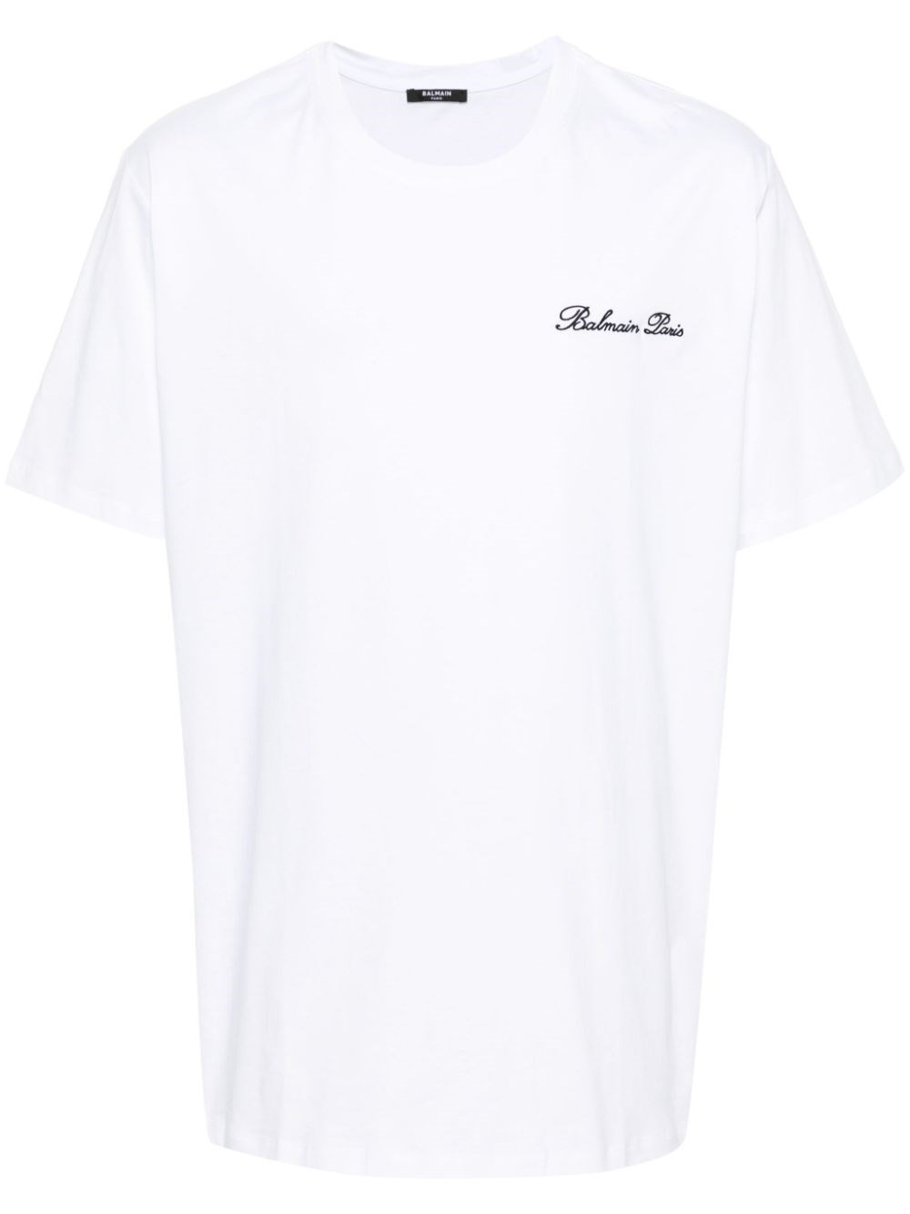 Balmain Cotton Signatured T-Shirt - Balmain - Modalova