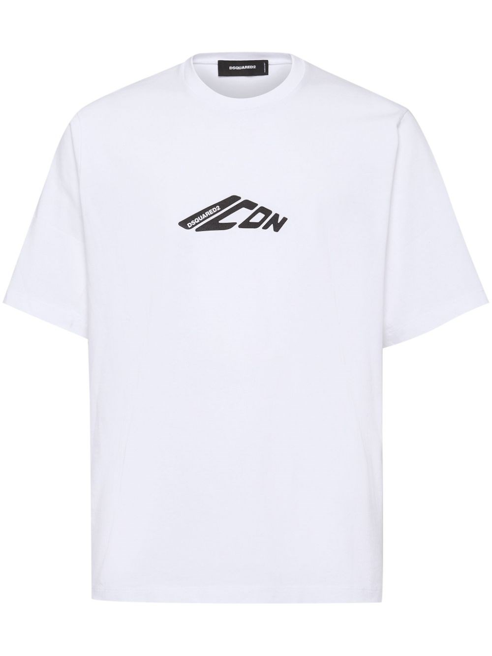 Dsquared2 Men White Cotton T-shirt