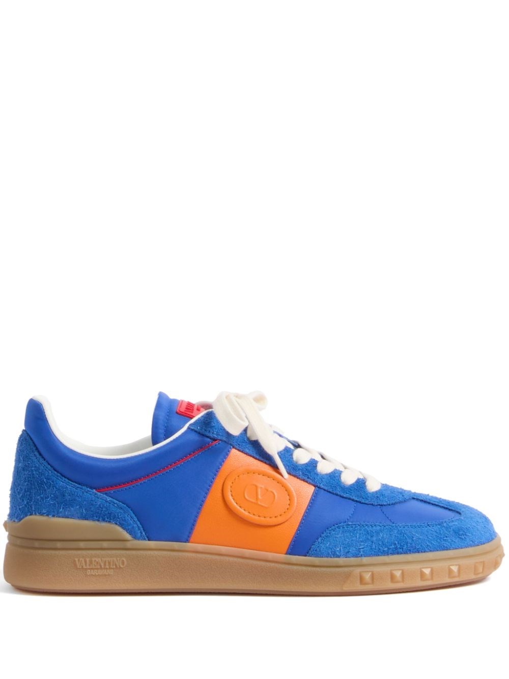 Valentino Multicolor Split Leather And Leather Upvillage Sneakers