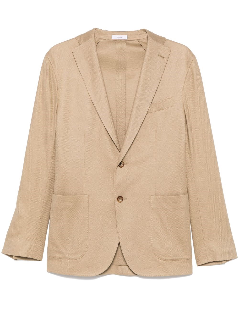 Boglioli Light Brown Cotton Blazer