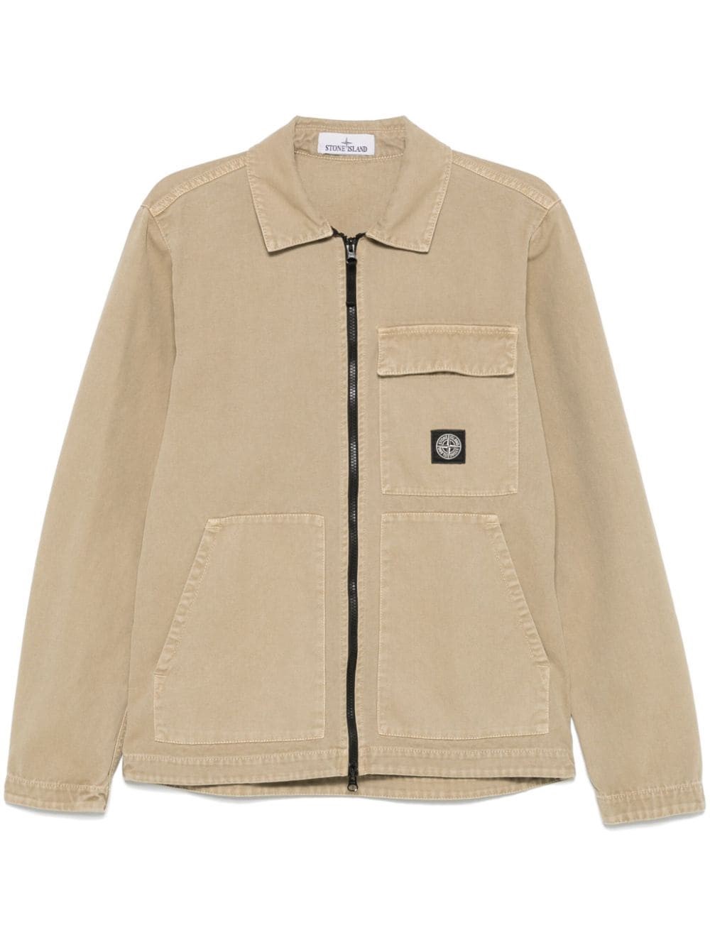 Stone Island Hemd Mit Logo-patch