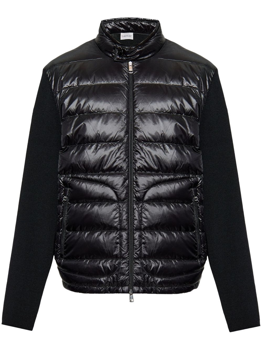 Moncler Downjacket Padded Wool Zip-up Cardigan