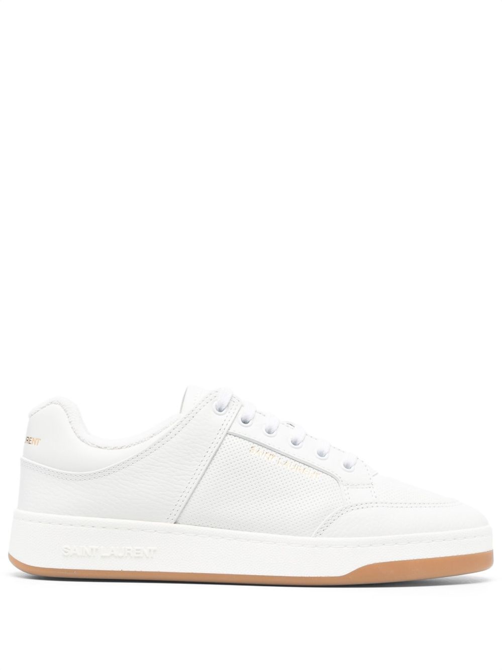 Saint Laurent Leather Sneakers - Saint Laurent - Modalova