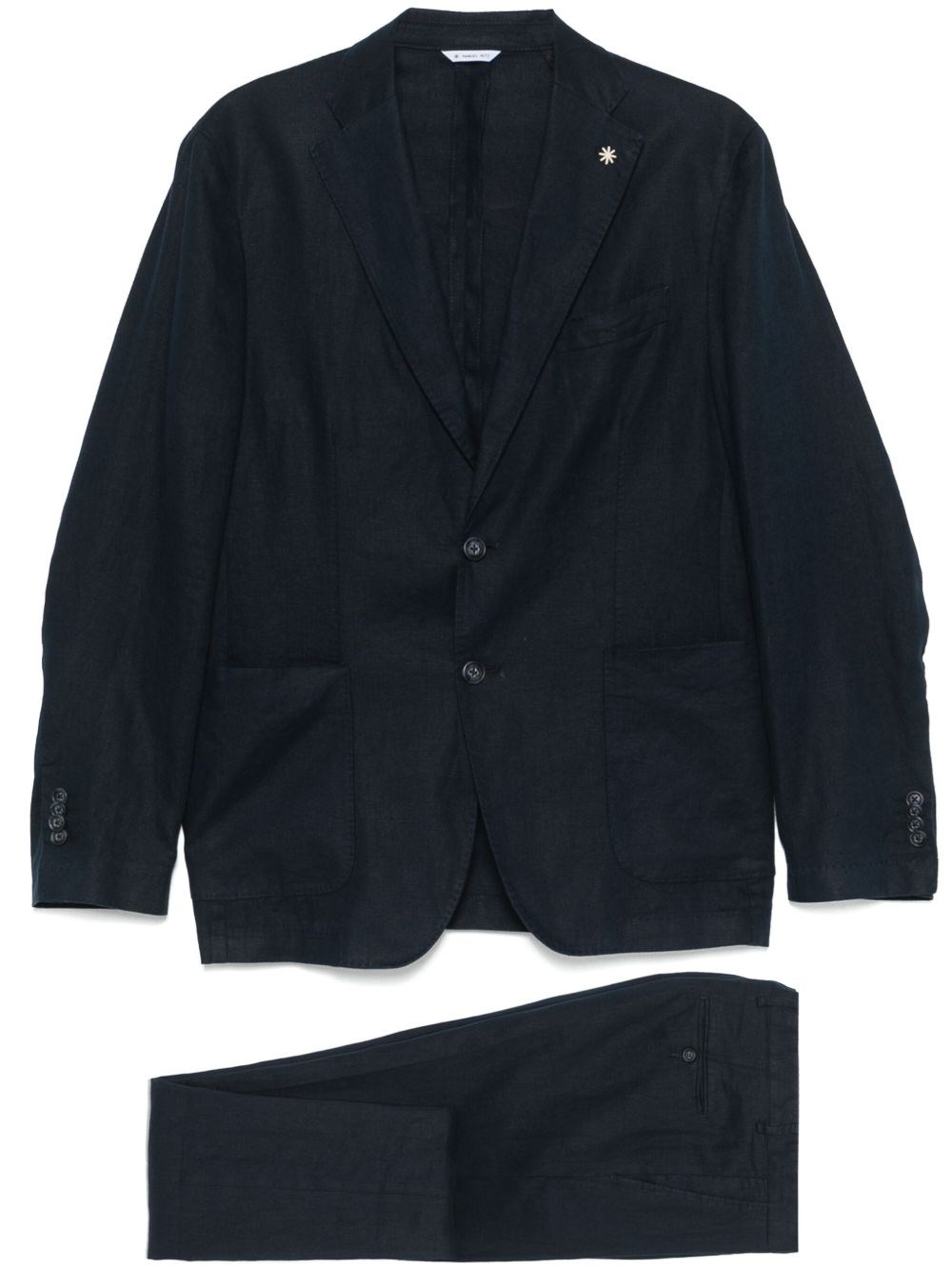 Manuel Ritz Two-Piece Linen Suit - Manuel Ritz - Modalova