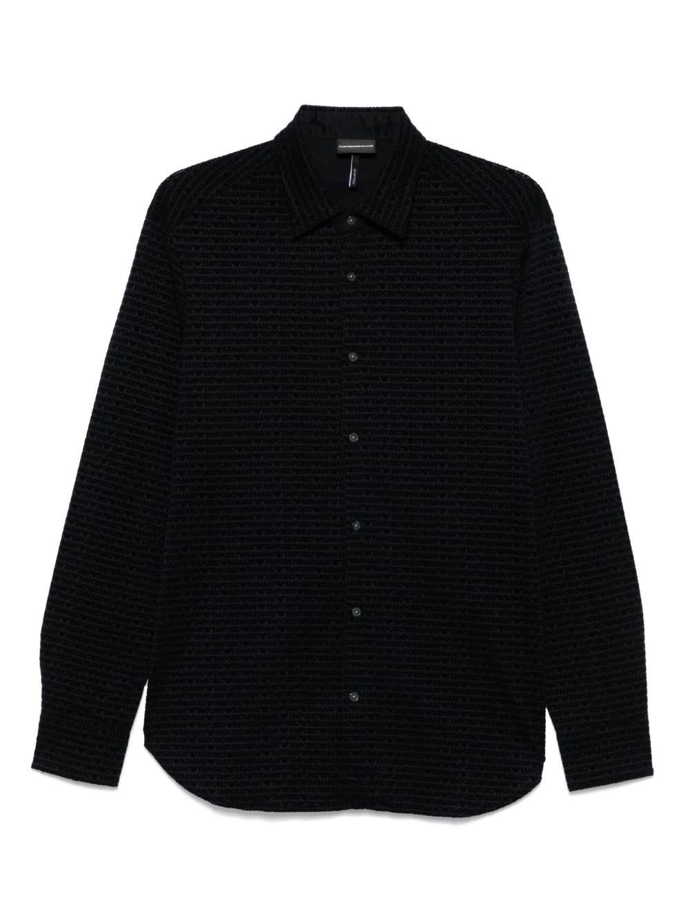 Emporio Armani Allover Logo Shirt - Emporio Armani - Modalova