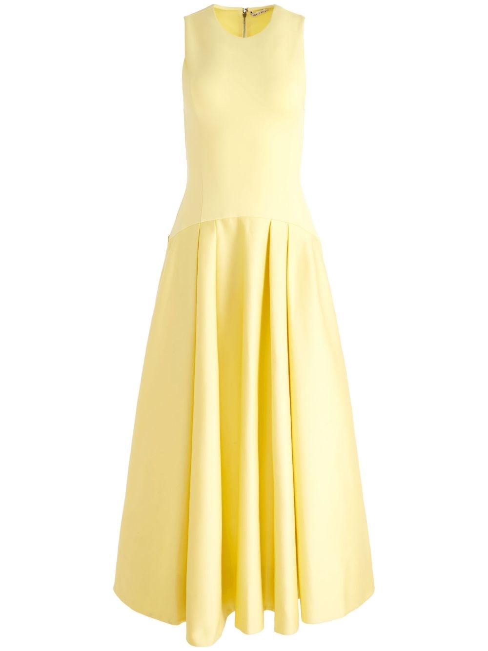 Adley Cotton Long Dress - ALICE+OLIVIA - Modalova