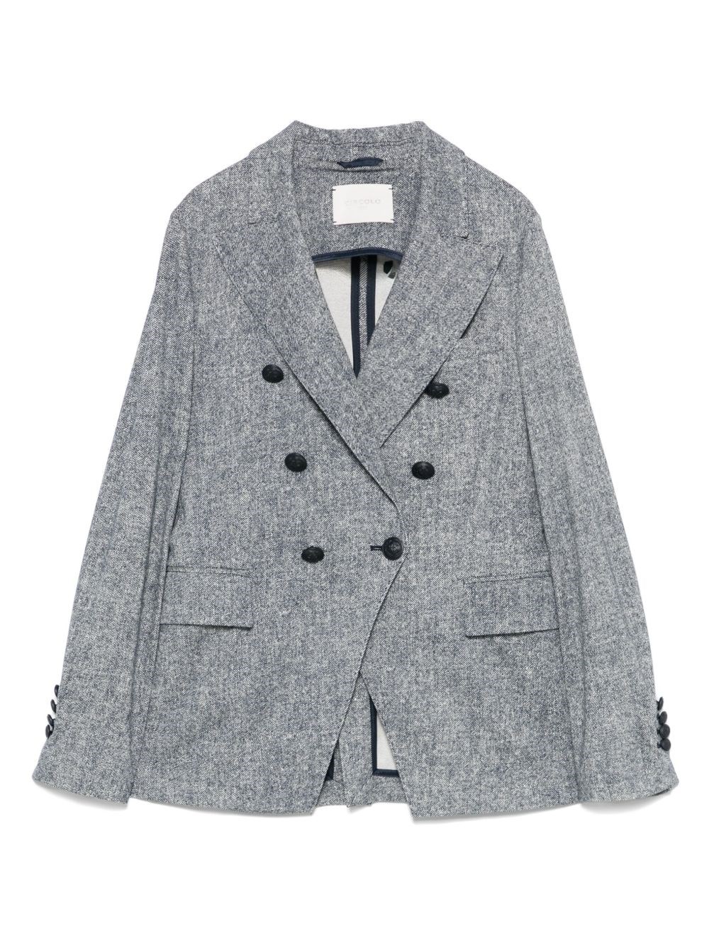 Cotton Double-Breasted Jacket - Circolo 1901 - Modalova