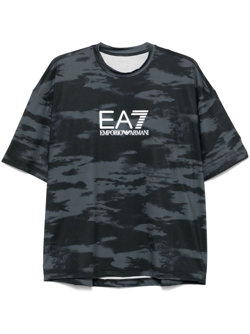Logo Printed T-Shirt - EA7 EMPORIO ARMANI - Modalova