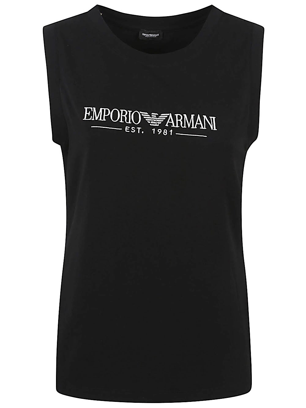 Emporio Armani Logo Cotton Tank Top - Emporio Armani - Modalova