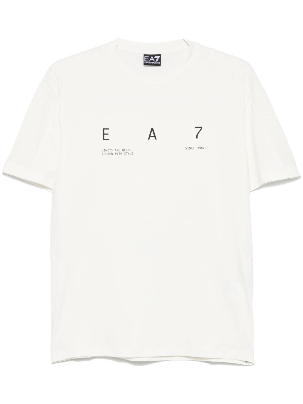 Ea7 Graphic Series Stretch Technical Fabric Crew-neck T-shirt