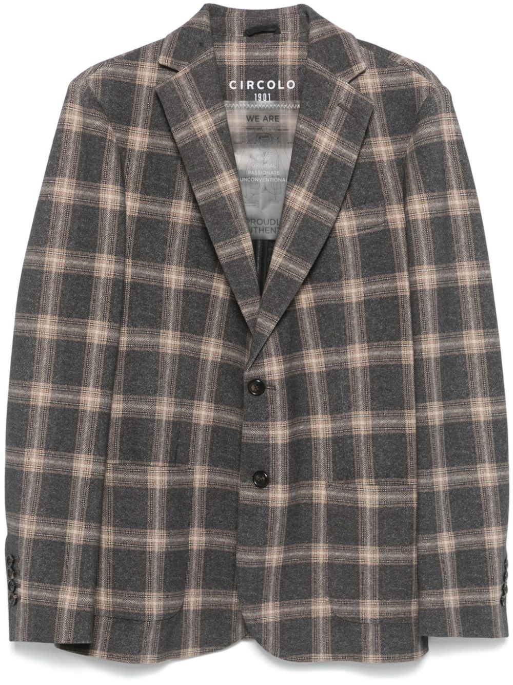 Cotton Single-Breasted Jacket - Circolo 1901 - Modalova