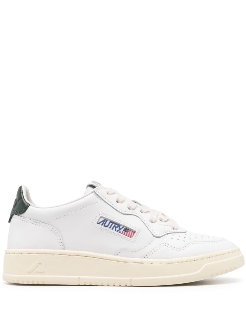Autry White Medalist Low Sneakers