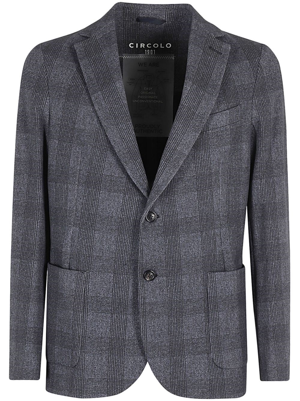 Cotton Single-Breasted Jacket - Circolo 1901 - Modalova
