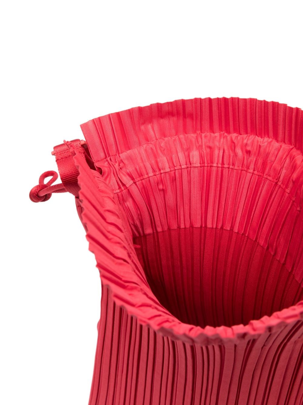 PLEATS PLEASE ISSEY MIYAKE- Square Pelated Bucket Bag