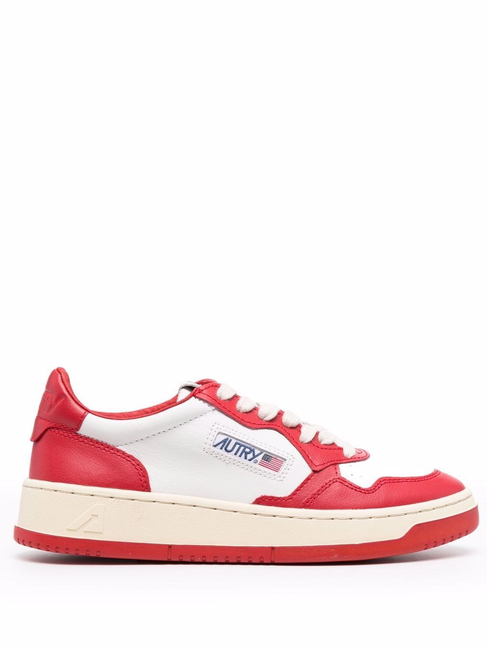 Autry (wmns) Medalist Low Leather 'red White'