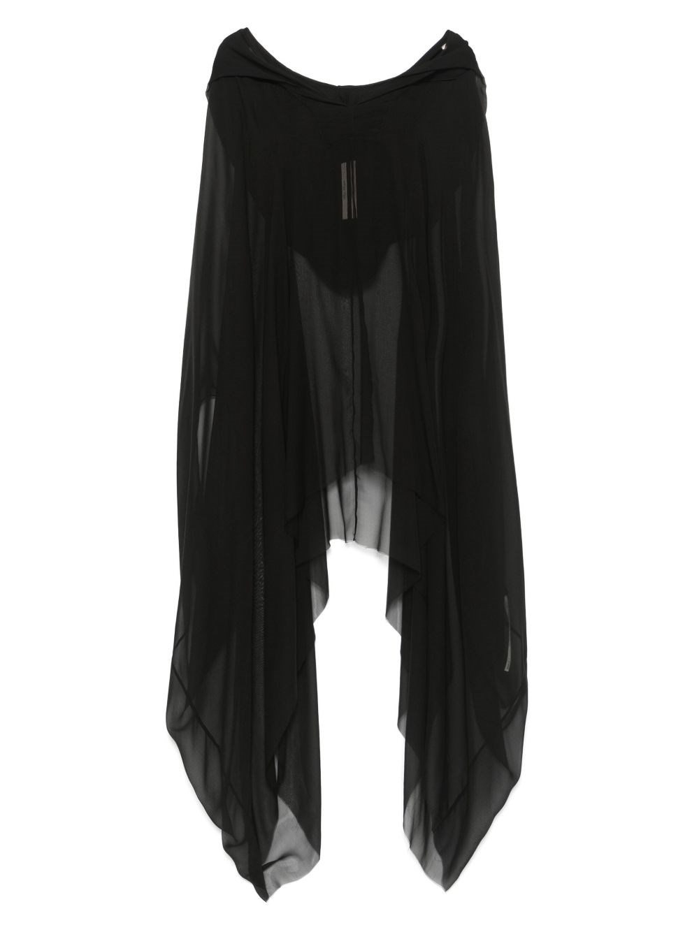 Rick Owens Draped Sheer V-neck Coverups