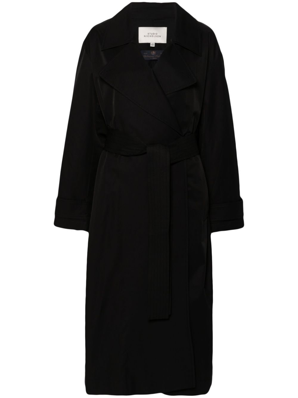 Double-Breasted Belted Coat - STUDIO NICHOLSON - Modalova