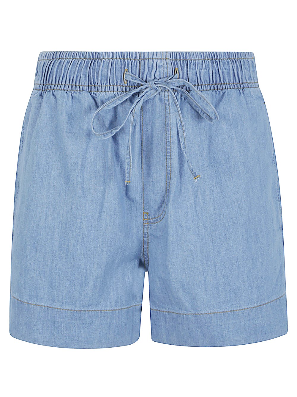 Sosue Elastic-waistband Shorts In Blue