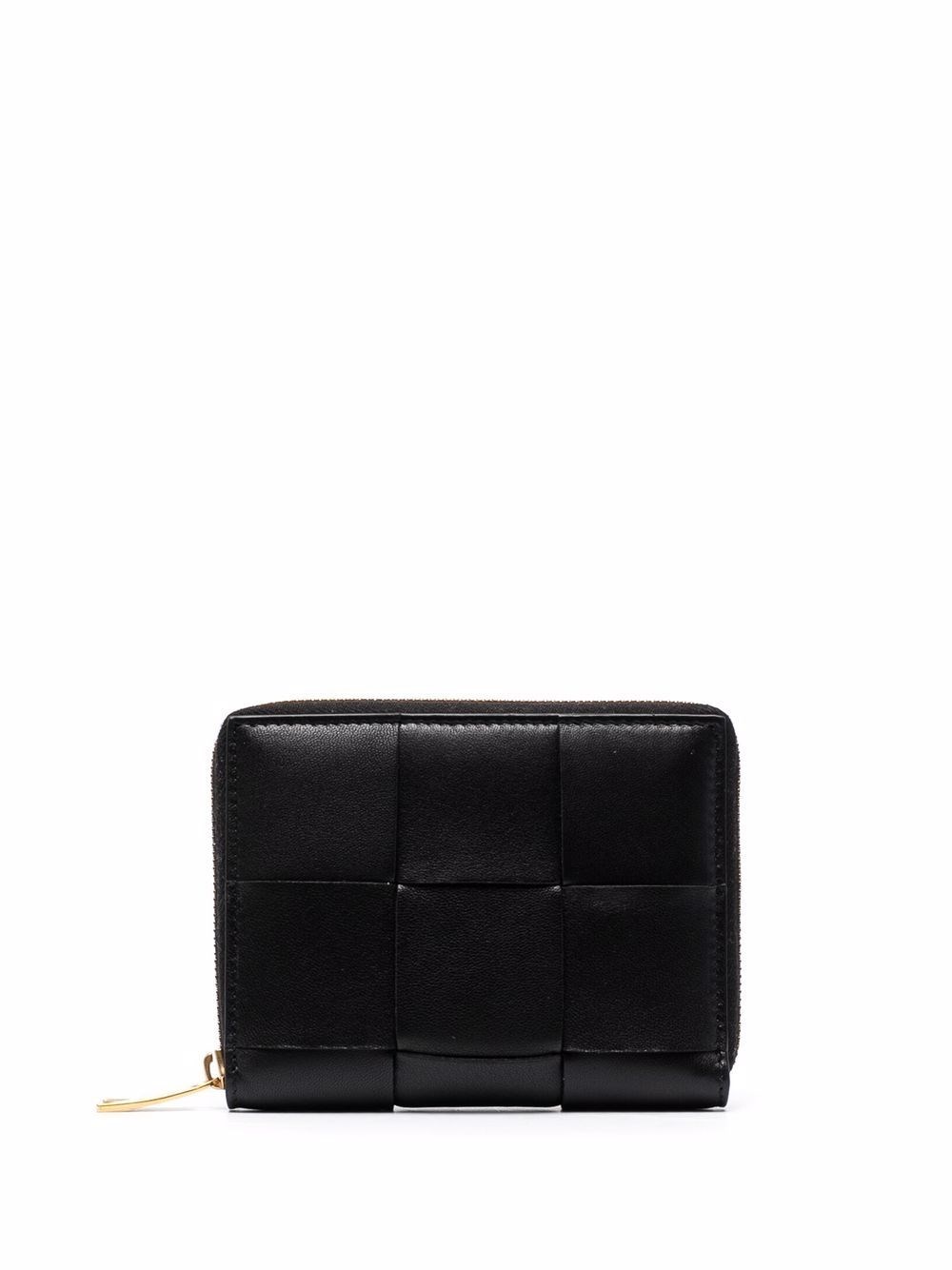 Cassette Leather Compact Wallet - Bottega Veneta - Modalova