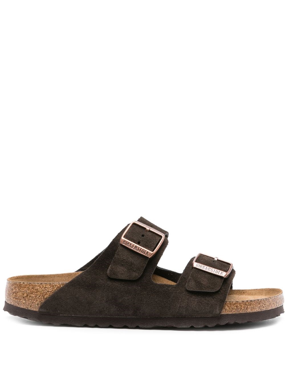 Arizona Sfb Suede Leather Sandals - Birkenstock - Modalova
